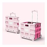 Foldable Shopping Cart Festival Camping Essentials - Festival Cart Trolley, Folding Camping Trolley...