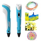 3D-Modellierstift Set mit Display – Enthält Stift, PLA-Filament, Vorlagenbuch & Anleitung, Für...