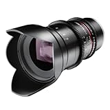 Samyang 7811 35/1,5 Objektiv Video DSLR II Sony E manueller Fokus Videoobjektiv 0,8 Zahnkranz Gear,...