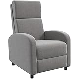 Mounteps Relaxsessel Fernsehsessel Liegesessel mit Liegefunktion gepolstert Sessel mit Verstellbarer...