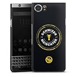 DeinDesign Hard Case kompatibel mit BlackBerry KeyOne Schutzhülle schwarz Smartphone Backcover BSC...