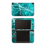 Skins4u Aufkleber Design Schutzfolie Vinyl Skin kompatibel mit Nintendo 3DS XL Apocalypse Türkis