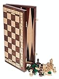 Square - Spiel Senator - 3 in 1 - Schach - Backgammon - Dame - 42 x 42 cm