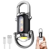 1200LM Superhelle Mini-Schlüsselanhänger-Taschenlampe Wasserdicht, Mini LED Taschenlampe...