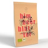 Alpaca Tea | Bio Himbeerblätter Tee 100g | nachhaltig durch Graspapier | lose getrocknete...