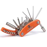DeeAWai 21 in 1 Fahrrad Multitools Reparatursatz | Fahrrad-Multifunktionswerkzeug | Faltbares...
