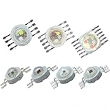 Vrabocry 10pcs High Power LED Chip RGB RGBWW RGBWW RGBWY RGBWYV 3W 9W 12W 15W 18W LED Bühnenlampe...