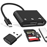 kartenlesegerät sd kartenleser USB sd Card Reader,6 In 1 kartenleser USB Micro sd Adapter sd...