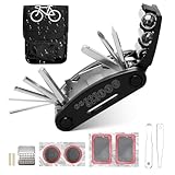 Fahrrad Multitool Kit Fahrrad Reparatur Set, 16 in 1 Fahrradwerkzeug für Unterwegs Fahrrad...