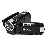 Digitaler Camcorder, Full HD 270 ° Drehung 1080P 16X High Definition Video DV-Kamera Professionelle...