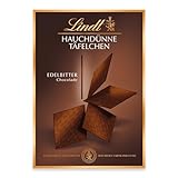 Lindt Schokolade Hauchdünne Täfelchen Edelbitter | 125 g | Hauchdünne Täfelchen aus feinster...