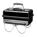 Weber Go-Anywhere Holzkohle Grill, 42 x 26cm Grillfläche, leichter tragbarer BBQ Grill,...