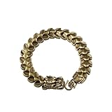 FYDCYHM Antike Bronze-Armbänder, Statue mit goldenen Akzenten, Zen-Meditationsdekoration für...