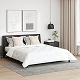 Gecheer Winterbettdecke mit Kissen 3 pcs Weiß 240 x 200 cm Mikrofaser Federbettdecke Winterdecke...