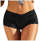 ReSin90s Unterhosen Damen Slips Baumwolle Spitzen Unterwäsche Frauen Panties Brasilien Hipster...