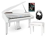 Classic Cantabile GP-A 810 Digitalflügel Set (88 Tasten mit Hammermechanik, 3-fach Sensorik, 1200...