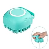 FUYIHGL Shampoo Bürste Bubble Brush für Baden Hundeseife mit Seifenspender Dusche Bürste Silikon...