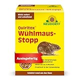 Neudorff Quiritox Wühlmaus-Stopp – Auslegefertiges Fernhaltemittel vertreibt Wühlmäuse und...