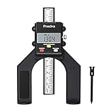 Tiefenmesser, Preciva 0-80mm Profiltiefenmesser Digitaler Tiefenmesser für Holzbearbeitung und...