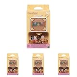 Sylvanian Families 5528 Deckenleuchte - Puppenhaus Einrichtung, Braun (Packung mit 4)