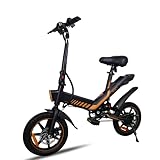 IDMD 14 Zoll E-Bike Klappbar, 36V 10,4Ah Akku und Bis 45 km Reichweite, 250W Motor, Einstellbarer...