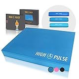 High Pulse® XXL Balance Pad inkl. 3X Fitnessbänder + Poster – Balancekissen für EIN...