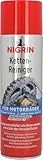 NIGRIN Kettenreiniger, 500 ml Sprühdose, Kettenspray für Motorrad, reinigt und entfettet...