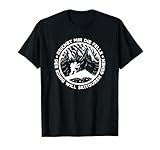 Tourengeher Skitouren Skitour Tourenski T-Shirt