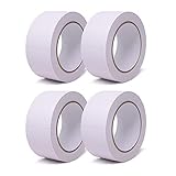 gws Putzband 4 Rollen PVC glatt weiß Abklebeband leicht abrollbar Maler-Schutzband in...