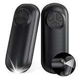 Miaton Elektrischer Handwärmer mit Taschenlampe, Taschenwärmer Wiederverwendbar 6000 Mah,...