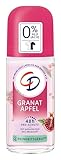 CD BIO Deo Roll-On 'Granatapfel', 50 ml, Deodorant ohne Aluminiumsalze, langanhaltender Schutz für...