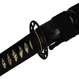 DerShogun Katana Samuraischwert mit Gyaku-Kobuse Klinge 1095 Kohlenstoffstahl