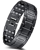 Jeracol Magnetarmband Herren, Titanstahl Magnet Armband Heilung Herren mit Ultra-Stärke von 3500...