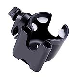 UPKOCH Babywagen Becherhalter mit Handyhalterung Multifunktionales Zubehör für Kinderwagen für...