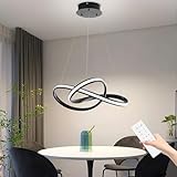 YLFXL 30W Pendelleuchte Esstisch, Ø50cm Küchenlampe Hängend Dimmbar mit Fernbedienung, LED...