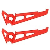 ZLXCAOB 2 Stück RC-Hubschrauber-Heck aus Kunststoff mit feinen Details, Ersatz für ferngesteuertes...