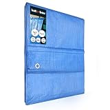 KOTARBAU® Plane - 75 g/m2 - Abdeckplane - 3 x 3 m - Schutzplane - Stark & Dick - Universal -...