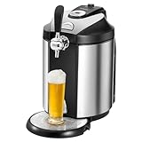 Bomann® Bierzapfanlage für handelsübliche 5 Liter Bierfässer | mit Kühlung von 2°C-12°C |...