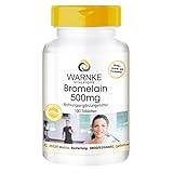 Bromelain 500mg - 1200 F.I.P - natürliches Ananasenzym - vegan & hochdosiert - 100 Tabletten