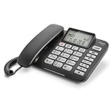 Gigaset DL580 - schnurgebundenes Senioren Telefon - Tischtelefon mit extra leichter Bedienung und...