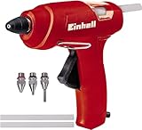 Einhell Heißklebepistole TC-GG 30 (mechanischer Vorschub, Sichtfenster, Aufstellbügel, inkl....