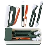 Gucass 7-in-1 Fugenreinigungsbürste Kit, Keramikfliese Reinigungsbürste Kit Fugenbürste und...