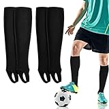 UMIJASVL 4 Paar Fußball Stutzen Kinder, Elastisch Fußball Sleeves Tubes Sportsocken, Stutzen ohne...