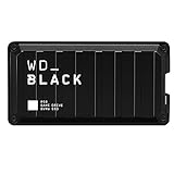 WD_BLACK P50 Game Drive SSD 2 TB externe SSD (SuperSpeed USB 3.2 Gen 2x2, stoßfest,...
