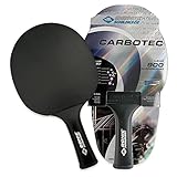 Donic-Schildkröt Tischtennisschläger Carbon CarboTec 900, Schwarz, One-Piece Konstruktion