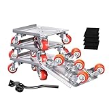 Tuxxjzm Umzugstapler, Umzugswagen für schwere Möbel | Möbelwagen mit 5 Rädern mit feststellbaren...