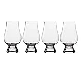 The Glencairn Glas Whiskey Gläser 4er Set/Whisky Glas mit 190 ml Fassungsvermögen/elde Whisky...