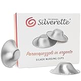 Silverette Silberhütchen aus massivem Sterlingsilber - Still-Hütchen - Schutz für wunde &...
