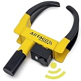 ARTAGO ART872 Hochwertige Radkralle 2in1 Ohne/Mit Alarm 120dB+LED, Die Sicherste Parkkralle,...