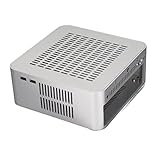 Computergehäuse, Aluminium HTPC Gehäuse mit Vollständigen Öffnungen, ITX Desktop...